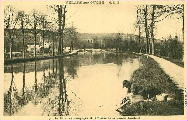 Canal de Bourgogne et le viaduc de la combe Bouchard