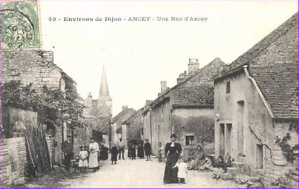 Une rue d'Ancey